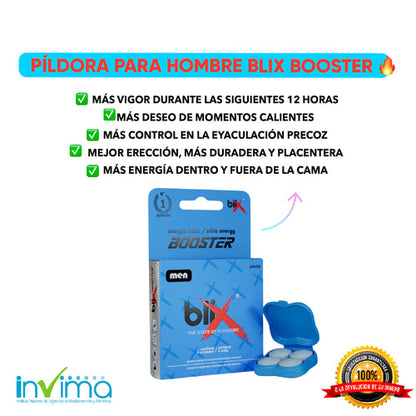 Combo Blix Potenciador Afrodisiaco Blix Booster